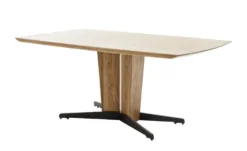Woodford Säulentisch aus Massivholz Trenton