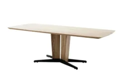 Woodford Säulentisch aus Massivholz Trenton