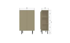 WOOOD Highboard