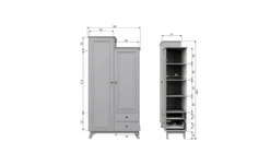 WOOOD Kleiderschrank