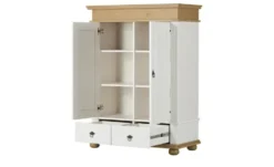Wäscheschrank Massivholz, 2-türig Fehmarn