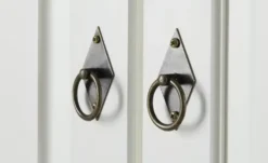 Wäscheschrank Massivholz, 2-türig Fehmarn