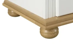 Wäscheschrank Massivholz, 2-türig Fehmarn