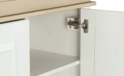 Wäscheschrank Massivholz, 2-türig Fehmarn
