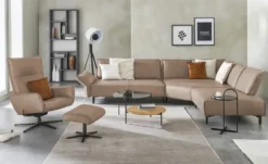 W.SCHILLIG Ecksofa aus Echtleder Bonnie