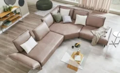 W.SCHILLIG Ecksofa aus Echtleder Bonnie