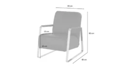 W.SCHILLIG Sessel aus Leder 17350 Quadroo