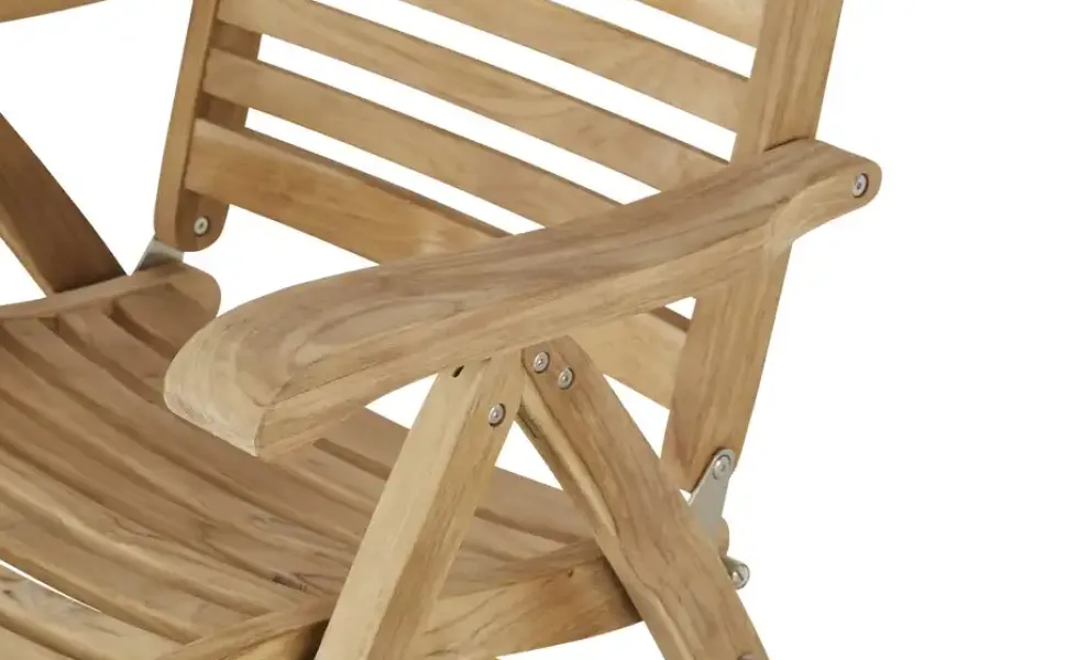 Yorkshire Gartenklappsessel aus Teakholz Cambridge Premium