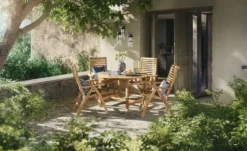 Yorkshire Gartenklappsessel aus Teakholz Cambridge Premium